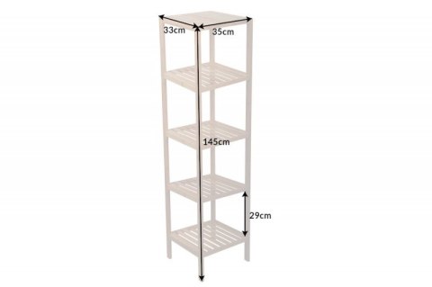 Invicta Interior INVICTA regał BAMBOO SPA 145 cm - naturalne drewno bambusowe, możliwość mocowania do ściany Invicta Interior INVICTA regał BAMBOO SPA 145 cm - naturalne drewno bambusowe, możliwość mocowania do ściany