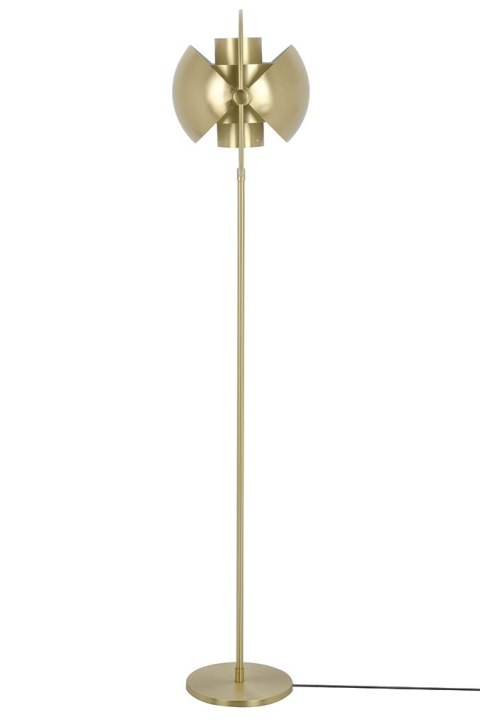 King Home Lampa podłogowa VARIA złota - stal nierdzewna - ruchomy kulisty klosz King Home Lampa podłogowa VARIA złota - stal nierdzewna - ruchomy kulisty klosz