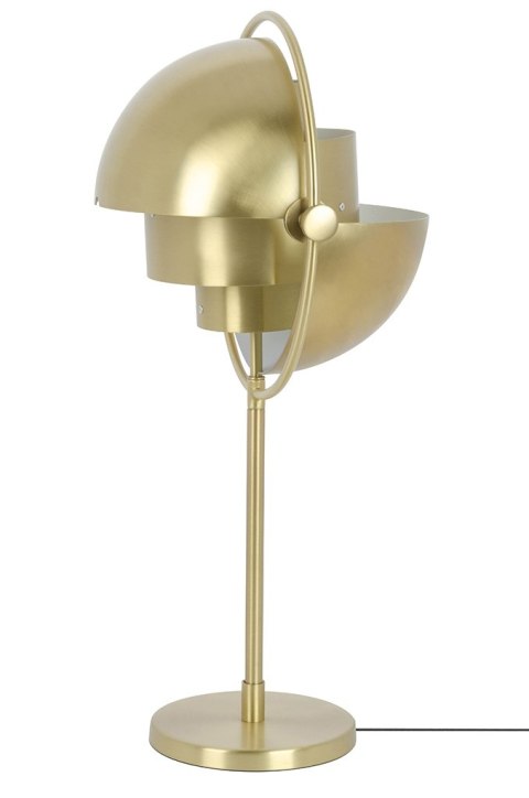 King Home Lampa stołowa nocna VARIA złota - stal węglowa - ruchomy kulisty klosz King Home Lampa stołowa nocna VARIA złota - stal węglowa - ruchomy kulisty klosz