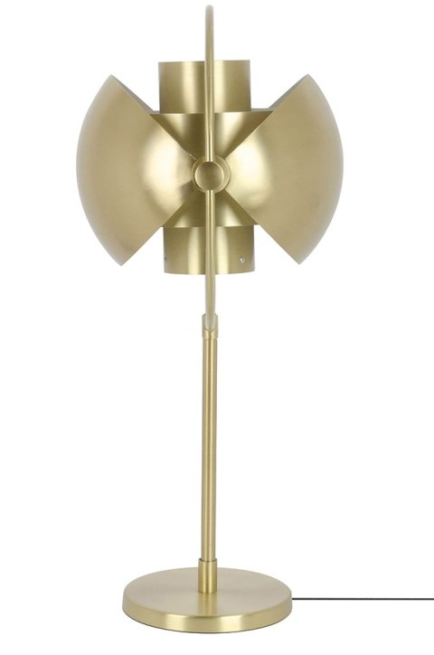 King Home Lampa stołowa nocna VARIA złota - stal węglowa - ruchomy kulisty klosz King Home Lampa stołowa nocna VARIA złota - stal węglowa - ruchomy kulisty klosz