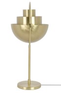 King Home Lampa stołowa nocna VARIA złota - stal węglowa - ruchomy kulisty klosz King Home Lampa stołowa nocna VARIA złota - stal węglowa - ruchomy kulisty klosz