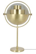 King Home Lampa stołowa nocna VARIA złota - stal węglowa - ruchomy kulisty klosz King Home Lampa stołowa nocna VARIA złota - stal węglowa - ruchomy kulisty klosz