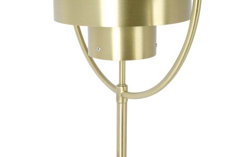 King Home Lampa stołowa nocna VARIA złota - stal węglowa - ruchomy kulisty klosz King Home Lampa stołowa nocna VARIA złota - stal węglowa - ruchomy kulisty klosz