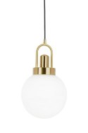 King Home Lampa wisząca NIPP złota - stal nierdzewna, mleczne matowe szkło - do domu, baru, restauracji King Home Lampa wisząca NIPP złota - stal nierdzewna, mleczne matowe szkło - do domu, baru, restauracji