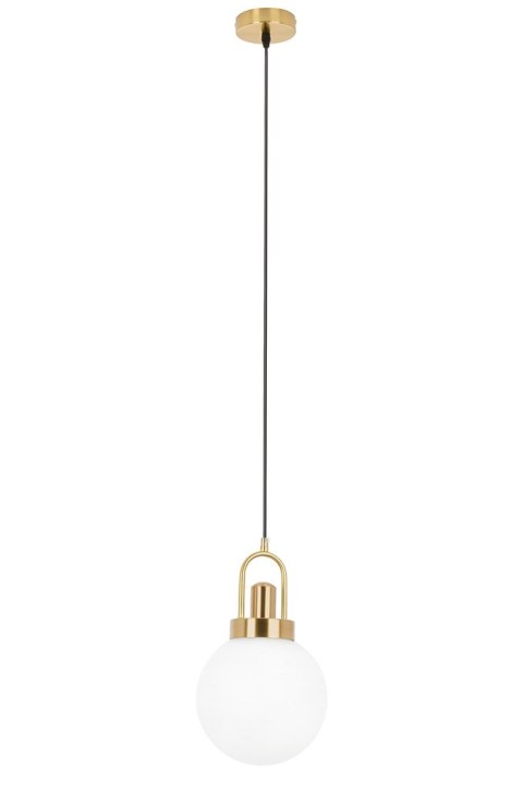 King Home Lampa wisząca NIPP złota - stal nierdzewna, mleczne matowe szkło - do domu, baru, restauracji King Home Lampa wisząca NIPP złota - stal nierdzewna, mleczne matowe szkło - do domu, baru, restauracji