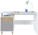 ZESTAW MEBLI DO POKOJU MŁODZIEŻOWEGO Meblar FARO System A Z BIURKIEM I ŁÓŻKIEM 120x200 biały /dąb artisan /szary płyta laminowan ZESTAW MEBLI DO POKOJU MŁODZIEŻOWEGO Meblar FARO System A Z BIURKIEM I ŁÓŻKIEM 120x200 biały /dąb artisan /szary płyta laminowan