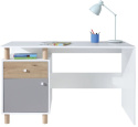 ZESTAW MEBLI DO POKOJU MŁODZIEŻOWEGO Z BIURKIEM Meblar FARO System C BIAŁY LUX / DĄB ARTISAN / SZARY PŁYTA LAMINOWANA ZESTAW MEBLI DO POKOJU MŁODZIEŻOWEGO Z BIURKIEM Meblar FARO System C BIAŁY LUX / DĄB ARTISAN / SZARY PŁYTA LAMINOWANA