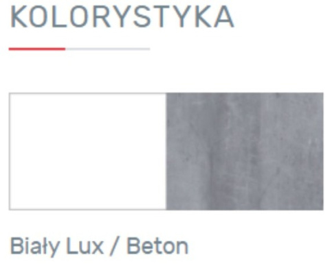 SZAFA MŁODZIEŻOWA NAROŻNA DWUDRZWIOWA GARDEROBA SIGMA System SI3 Meblar - Biały Lux / Beton PŁYTA LAMINOWANA MEBLE MŁODZIEŻOWE SZAFA MŁODZIEŻOWA NAROŻNA DWUDRZWIOWA GARDEROBA SIGMA System SI3 Meblar - Biały Lux / Beton PŁYTA LAMINOWANA MEBLE MŁODZIEŻOWE