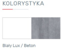 REGAŁ MŁODZIEŻOWY BIELIŹNIARKA SIGMA System SI5 Meblar - Biały Lux / Beton -z półkami i wnękami PŁYTA LAMINOWANA OBRZEŻA ABS REGAŁ MŁODZIEŻOWY BIELIŹNIARKA SIGMA System SI5 Meblar - Biały Lux / Beton -z półkami i wnękami PŁYTA LAMINOWANA OBRZEŻA ABS