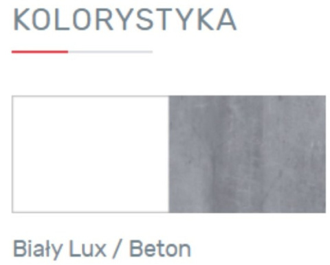 REGAŁ Z PÓŁKAMI MEBLE MŁODZIEŻOWE SIGMA System SI6 Meblar - Biały Lux / Beton regał z wnękami PŁYTA LAMINOWANA OBRZEŻA ABS REGAŁ Z PÓŁKAMI MEBLE MŁODZIEŻOWE SIGMA System SI6 Meblar - Biały Lux / Beton regał z wnękami PŁYTA LAMINOWANA OBRZEŻA ABS