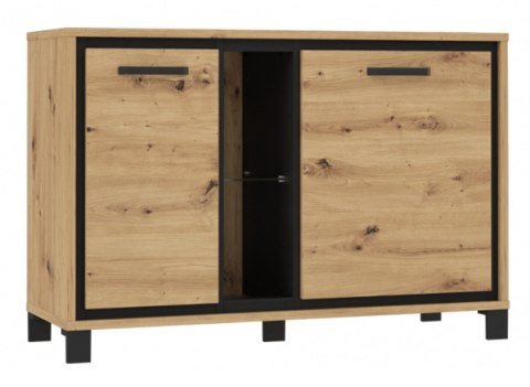 Meble Forte TRONDHEIM TDHK232L-C773 Komoda L Dąb Artisan/Dąb czarny Meble Forte TRONDHEIM TDHK232L-C773 Komoda L Dąb Artisan/Dąb czarny