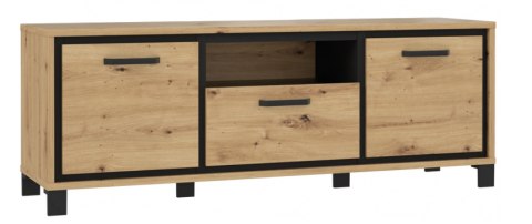 Meble Forte TRONDHEIM TDHT132-C773 Szafka RTV Dąb Artisan/Dąb czarny Meble Forte TRONDHEIM TDHT132-C773 Szafka RTV Dąb Artisan/Dąb czarny