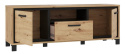 Meble Forte TRONDHEIM TDHT132-C773 Szafka RTV Dąb Artisan/Dąb czarny Meble Forte TRONDHEIM TDHT132-C773 Szafka RTV Dąb Artisan/Dąb czarny