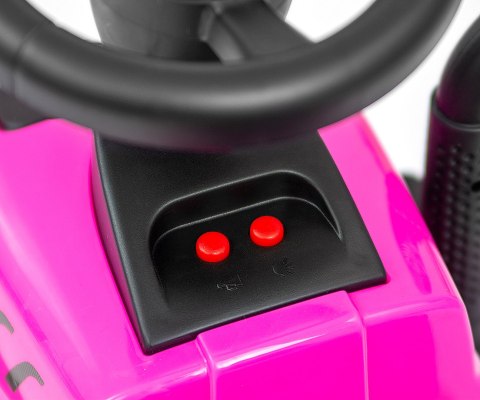 POJAZD JEŹDZIK New Holland T7 Milly Mally TRAKTOR Pink RÓŻOWY Z PRZYCZEPKĄ grabiami i łopatką światła dźwięki POJAZD JEŹDZIK New Holland T7 Milly Mally TRAKTOR Pink RÓŻOWY Z PRZYCZEPKĄ grabiami i łopatką światła dźwięki