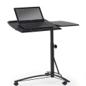 Halmar B14 stolik na laptopa MDF laminat, stal malowana czarny Halmar B14 stolik na laptopa MDF laminat, stal malowana czarny