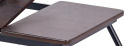 STOLIK NA LAPTOPA B19 Halmar CIEMNY ORZECH MDF laminowany, stal malowana STOLIK NA LAPTOPA B19 Halmar CIEMNY ORZECH MDF laminowany, stal malowana