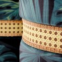 Halmar CONGO zestaw 2x pufa otwierana, wielobarwny-tkanina, rattan syntetyczny Halmar CONGO zestaw 2x pufa otwierana, wielobarwny-tkanina, rattan syntetyczny