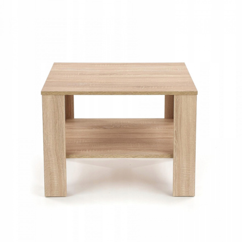 Halmar ława z półką KWADRO KWADRAT kolor dąb sonoma-MDF laminat 70x70 Halmar ława z półką KWADRO KWADRAT kolor dąb sonoma-MDF laminat 70x70