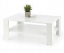 Halmar ława z półką KWADRO kolor biały-MDF laminowany 110x65 Halmar ława z półką KWADRO kolor biały-MDF laminowany 110x65