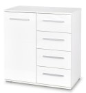 KOMODA LIMA KM-2 DRZWI SZUFLADY Halmar PŁYTA LAMINOWANA obrzeża ABS BIAŁA POŁYSK 77x40 KOMODA LIMA KM-2 DRZWI SZUFLADY Halmar PŁYTA LAMINOWANA obrzeża ABS BIAŁA POŁYSK 77x40
