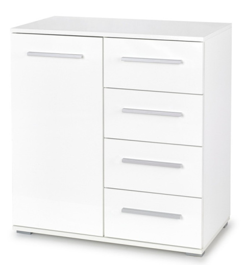 KOMODA LIMA KM-2 DRZWI SZUFLADY Halmar PŁYTA LAMINOWANA obrzeża ABS BIAŁA POŁYSK 77x40 KOMODA LIMA KM-2 DRZWI SZUFLADY Halmar PŁYTA LAMINOWANA obrzeża ABS BIAŁA POŁYSK 77x40