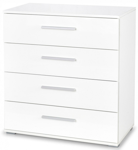 KOMODA Z SZUFLADAMI LIMA KM-3 Halmar MDF laminowany BIAŁY WYSOKI POŁYSK obrzeża ABS 77x40 KOMODA Z SZUFLADAMI LIMA KM-3 Halmar MDF laminowany BIAŁY WYSOKI POŁYSK obrzeża ABS 77x40