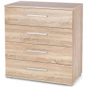 KOMODA Z SZUFLADAMI LIMA KM-3 Halmar DĄB SONOMA płyta meblowa laminowana OBRZEŻA ABS 77x40 KOMODA Z SZUFLADAMI LIMA KM-3 Halmar DĄB SONOMA płyta meblowa laminowana OBRZEŻA ABS 77x40