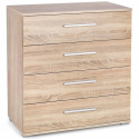 KOMODA Z SZUFLADAMI LIMA KM-3 Halmar DĄB SONOMA płyta meblowa laminowana OBRZEŻA ABS 77x40 KOMODA Z SZUFLADAMI LIMA KM-3 Halmar DĄB SONOMA płyta meblowa laminowana OBRZEŻA ABS 77x40