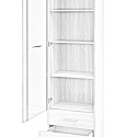 Halmar witryna LIMA W-1 szkło, MDF laminat, obrzeża ABS biały połysk/dąb sonoma 60x40 Halmar witryna LIMA W-1 szkło, MDF laminat, obrzeża ABS biały połysk/dąb sonoma 60x40