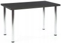 Halmar stół MODEX 120 kolor blat MDF fornir - antracyt, nogi - stal chrom 120x68 Halmar stół MODEX 120 kolor blat MDF fornir - antracyt, nogi - stal chrom 120x68