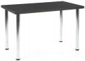 Halmar stół MODEX 120 kolor blat MDF fornir - antracyt, nogi - stal chrom 120x68 Halmar stół MODEX 120 kolor blat MDF fornir - antracyt, nogi - stal chrom 120x68