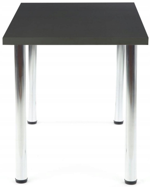 Halmar stół MODEX 120 kolor blat MDF fornir - antracyt, nogi - stal chrom 120x68 Halmar stół MODEX 120 kolor blat MDF fornir - antracyt, nogi - stal chrom 120x68
