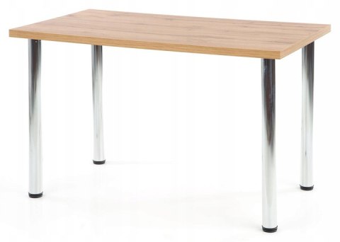 Halmar stół MODEX 120 kolor blat -MDF fornir dąb wotan, nogi - stal chrom 120x68 Halmar stół MODEX 120 kolor blat -MDF fornir dąb wotan, nogi - stal chrom 120x68