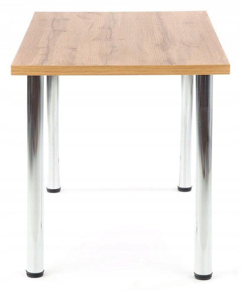 Halmar stół MODEX 120 kolor blat -MDF fornir dąb wotan, nogi - stal chrom 120x68 Halmar stół MODEX 120 kolor blat -MDF fornir dąb wotan, nogi - stal chrom 120x68