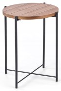 Halmar ława TANAKA S MDF+okleina jasny orzech / czarny stal malowana fi 40 Halmar ława TANAKA S MDF+okleina jasny orzech / czarny stal malowana fi 40