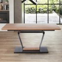 Halmar stół URBANO rozkładany, blat - dąb złoty, noga - czarny/dąb złoty, MDF fornir, MDF lakier 160-220x90 Halmar stół URBANO rozkładany, blat - dąb złoty, noga - czarny/dąb złoty, MDF fornir, MDF lakier 160-220x90