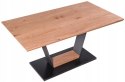 Halmar stół URBANO rozkładany, blat - dąb złoty, noga - czarny/dąb złoty, MDF fornir, MDF lakier 160-220x90 Halmar stół URBANO rozkładany, blat - dąb złoty, noga - czarny/dąb złoty, MDF fornir, MDF lakier 160-220x90