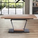Halmar stół URBANO rozkładany, blat - dąb złoty, noga - czarny/dąb złoty, MDF fornir, MDF lakier 160-220x90 Halmar stół URBANO rozkładany, blat - dąb złoty, noga - czarny/dąb złoty, MDF fornir, MDF lakier 160-220x90