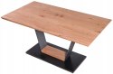 Halmar stół URBANO rozkładany, blat - dąb złoty, noga - czarny/dąb złoty, MDF fornir, MDF lakier 160-220x90 Halmar stół URBANO rozkładany, blat - dąb złoty, noga - czarny/dąb złoty, MDF fornir, MDF lakier 160-220x90