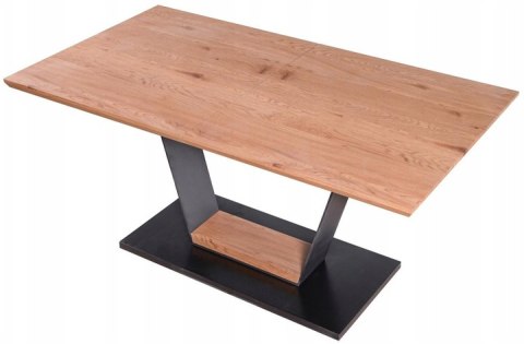 Halmar stół URBANO rozkładany, blat - dąb złoty, noga - czarny/dąb złoty, MDF fornir, MDF lakier 160-220x90 Halmar stół URBANO rozkładany, blat - dąb złoty, noga - czarny/dąb złoty, MDF fornir, MDF lakier 160-220x90