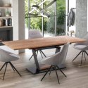 Halmar stół URBANO rozkładany, blat - dąb złoty, noga - czarny/dąb złoty, MDF fornir, MDF lakier 160-220x90 Halmar stół URBANO rozkładany, blat - dąb złoty, noga - czarny/dąb złoty, MDF fornir, MDF lakier 160-220x90