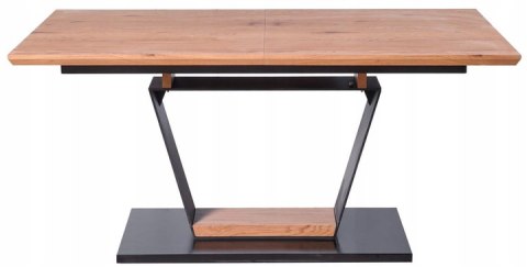 Halmar stół URBANO rozkładany, blat - dąb złoty, noga - czarny/dąb złoty, MDF fornir, MDF lakier 160-220x90 Halmar stół URBANO rozkładany, blat - dąb złoty, noga - czarny/dąb złoty, MDF fornir, MDF lakier 160-220x90