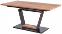 Halmar stół URBANO rozkładany, blat - dąb złoty, noga - czarny/dąb złoty, MDF fornir, MDF lakier 160-220x90 Halmar stół URBANO rozkładany, blat - dąb złoty, noga - czarny/dąb złoty, MDF fornir, MDF lakier 160-220x90