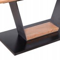 Halmar stół URBANO rozkładany, blat - dąb złoty, noga - czarny/dąb złoty, MDF fornir, MDF lakier 160-220x90 Halmar stół URBANO rozkładany, blat - dąb złoty, noga - czarny/dąb złoty, MDF fornir, MDF lakier 160-220x90