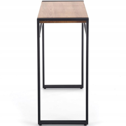 Halmar konsolka BOLIVAR KN1 MDF fornir dąb złoty / czarny stal 90x35 Halmar konsolka BOLIVAR KN1 MDF fornir dąb złoty / czarny stal 90x35
