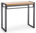 Halmar konsolka BOLIVAR KN1 MDF fornir dąb złoty / czarny stal 90x35 Halmar konsolka BOLIVAR KN1 MDF fornir dąb złoty / czarny stal 90x35
