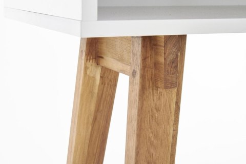 Halmar konsolka KN1 lite drewno naturalny / biały MDF lakier 110x35 Halmar konsolka KN1 lite drewno naturalny / biały MDF lakier 110x35