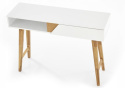 Halmar konsolka KN1 lite drewno naturalny / biały MDF lakier 110x35 Halmar konsolka KN1 lite drewno naturalny / biały MDF lakier 110x35