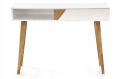 Halmar konsolka KN1 lite drewno naturalny / biały MDF lakier 110x35 Halmar konsolka KN1 lite drewno naturalny / biały MDF lakier 110x35
