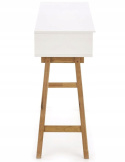Halmar konsolka KN1 lite drewno naturalny / biały MDF lakier 110x35 Halmar konsolka KN1 lite drewno naturalny / biały MDF lakier 110x35